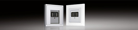 USB-Ladestation, integierbar in herk&ouml;mmliche Schalterdose