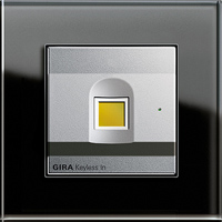 Keyless In Fingerprint-Leseeinheit, alu, Esprit Glas schwarz