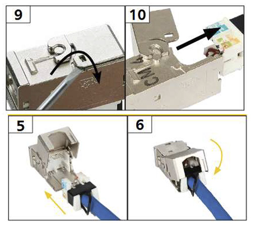 25GBase-T (Steckgesicht: ARJ45, Tera,)