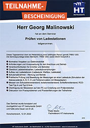 HT Instruments Ladestationen