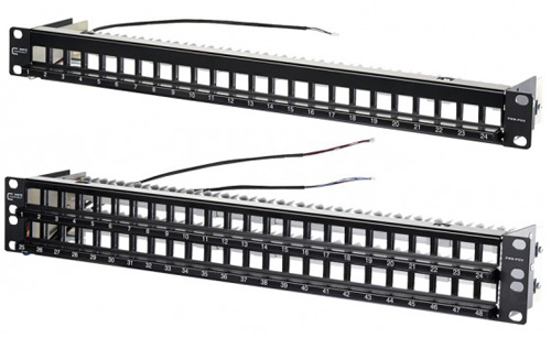 PM Panel RJ45 24 Port und 48 Port