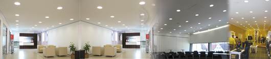 Randlose Downlights