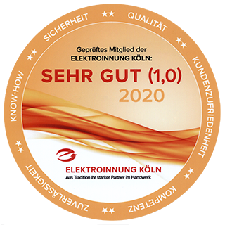 Geprüftes Mitglied der Elektroinnung Köln 2020 Geprüftes Mitglied der Elektroinnung Köln 2020
