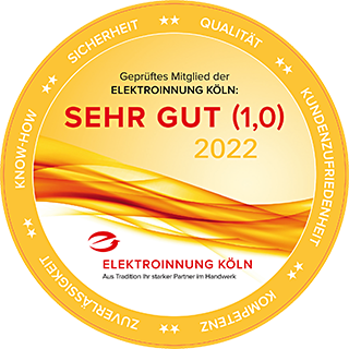 Geprüftes Mitglied der Elektroinnung Köln 2022 Geprüftes Mitglied der Elektroinnung Köln 2022