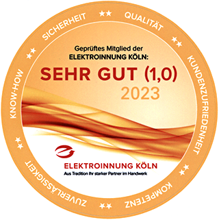 Geprüftes Mitglied der Elektroinnung Köln 2023 Geprüftes Mitglied der Elektroinnung Köln 2023