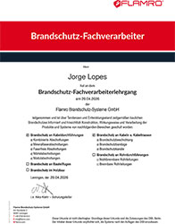 Brandschutz-Fachverarbeiterlehrgang